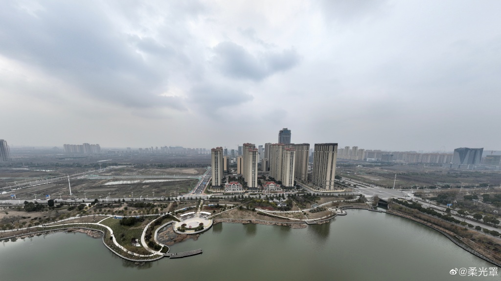【圖說淮南】——快來看看淮南中央公園的俯瞰角度！